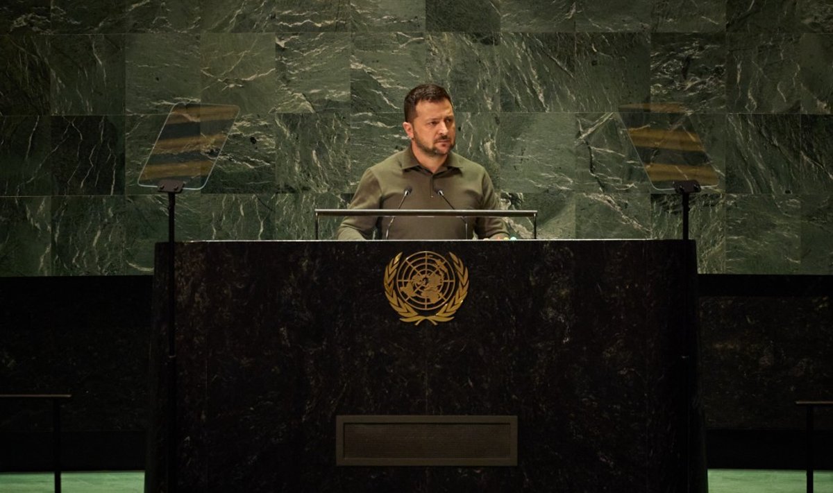 Выступление Владимира Зеленского в ООН