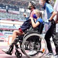 Staadionilt ratastoolis lahkunud Venemaa kaugushüppaja pidi enne haiglasse pääsemist andma dopinguproovi