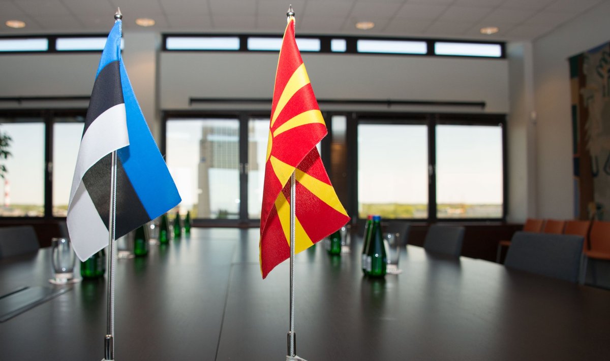 Välisminister Urmas Reinsalu kohtus täna Tallinnas Põhja-Makedoonia välisministri Nikola Dimitroviga