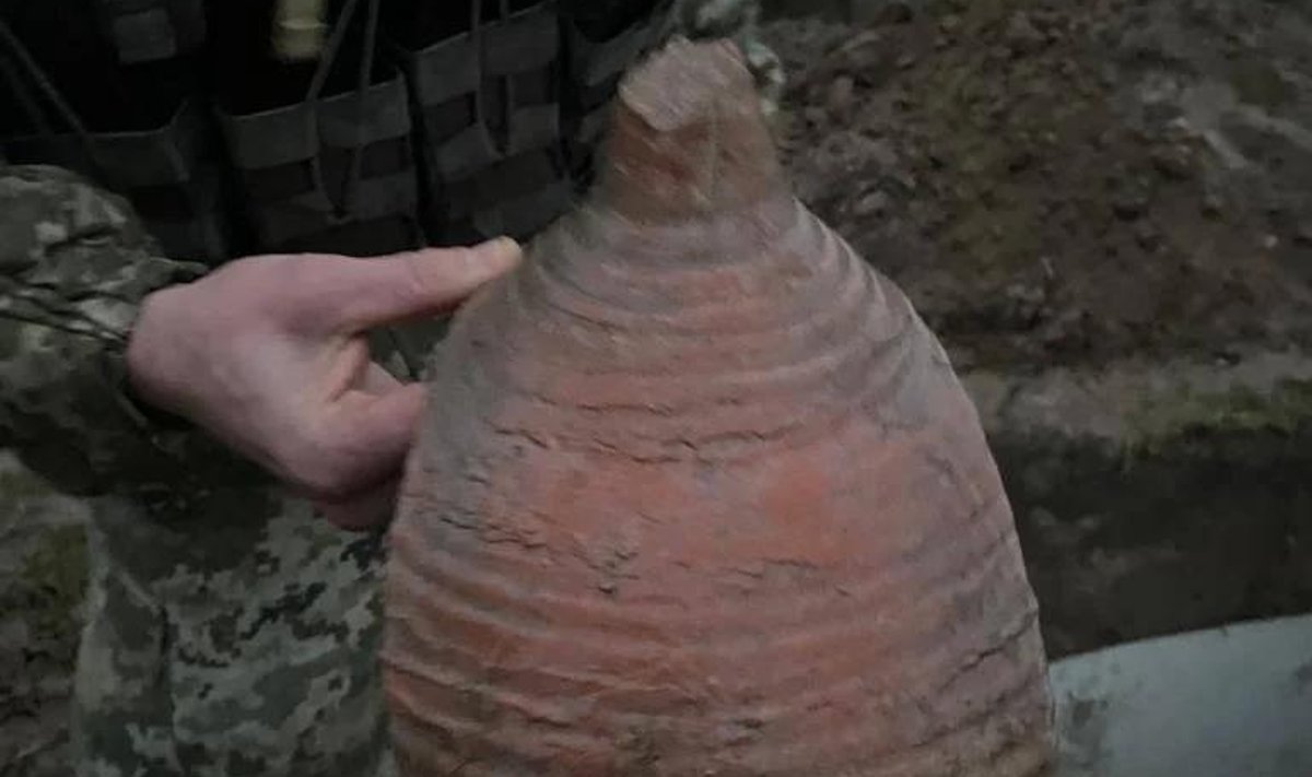Ukraina sõdurite arheoloogilised leiud