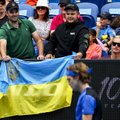 Venemaa tennisetäht tribüünil lehvitatud Ukraina lipust: pange see lipp, kuhu tahate, aga ärge öelge halvasti