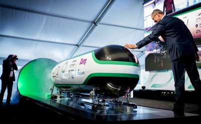 Hollandi tudengite visioon sellest, milline Hyperloopi kapsel välja näha võiks. 