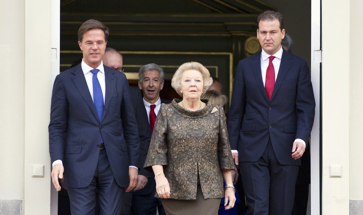 Peaminister Rutte ja kuninganna Beatrix