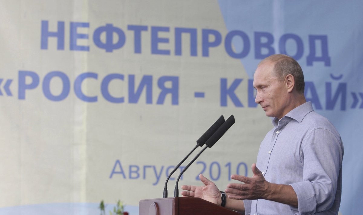 Venemaa president Vladimir Putin tutvustas Venemaa-Hiina naftatorujuhtme plaani