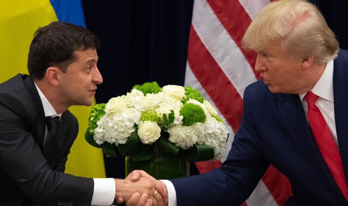 Volodomõr Zelenskõi ja Donald Trumpi 25. septembri kohtumine New Yorgis 