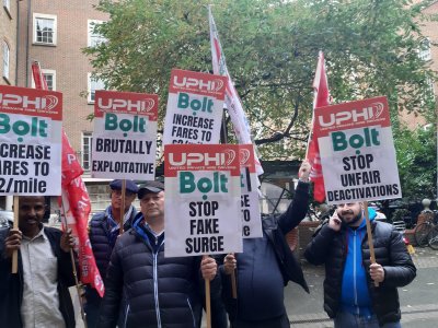 Bolti juhid protestimas Londonis
