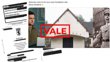 FAKTIKONTROLL | Ei, Zelenskõi ei ostnud Hitleri propagandaministri Goebbelsi villat 