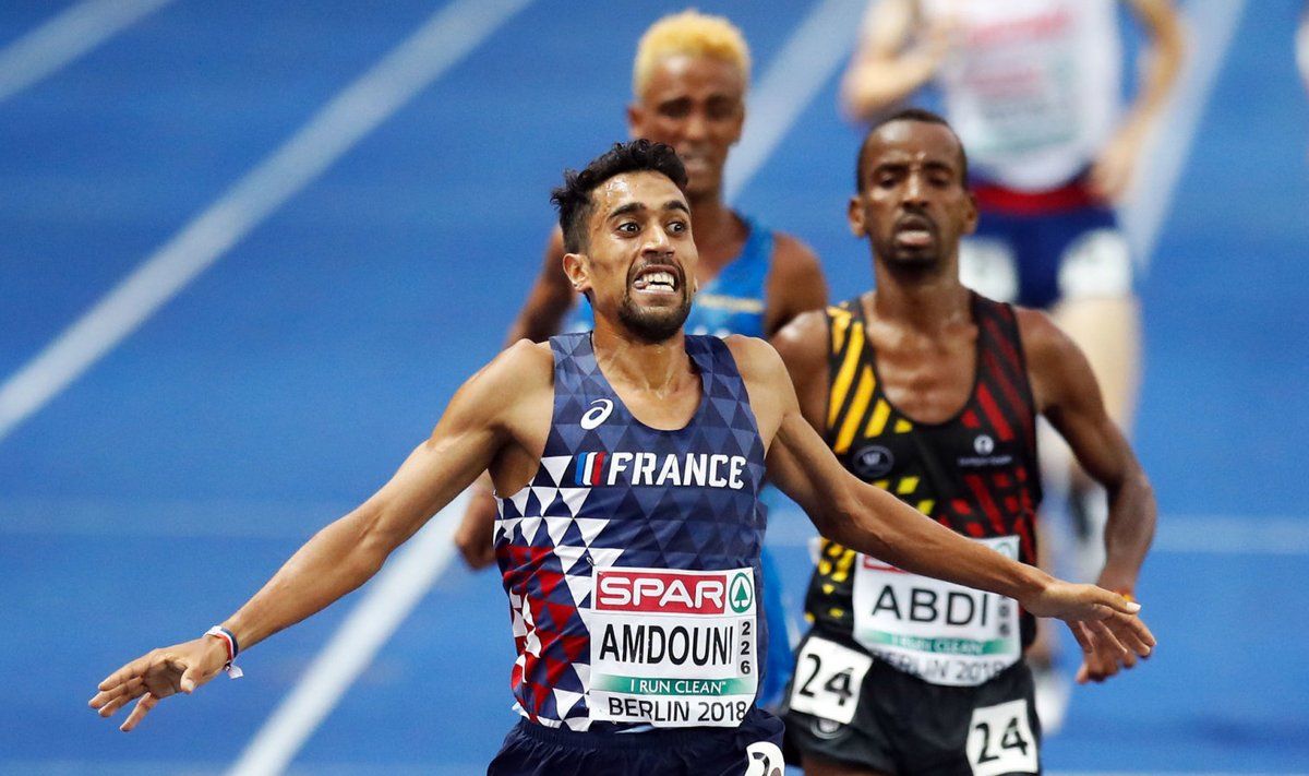 Morhad Amdouni võitis 2018. aasta Berliini EM-il 10 000 m jooksu ja pälvis 5000 m jooksus pronksi.