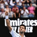 Rekordimees Novak Djokovic näitas võimu, maailma kuues reket ei pidanud platsilegi tulema