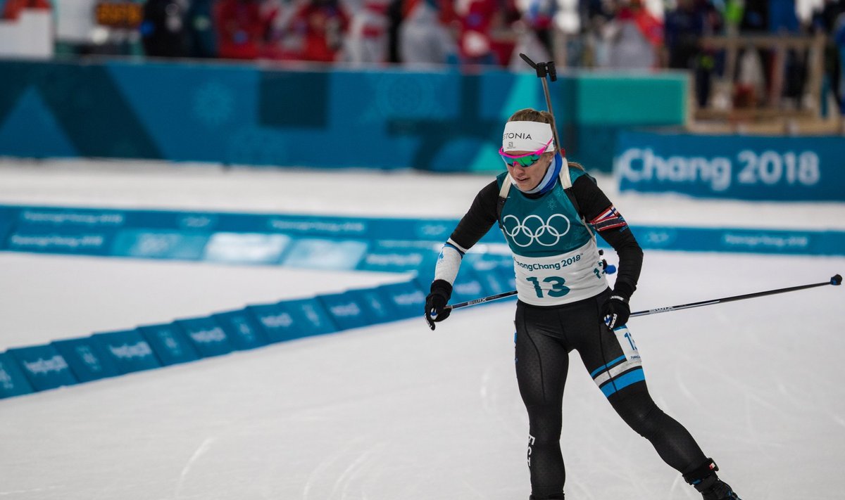 Eesti laskesuusatajate parima koha eest hoolitses Pyeongchangi olümpial Johanna Talihärm.