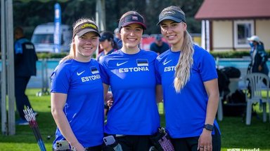 Женская сборная Эстонии по стрельбе из блочного лука завоевала на чемпионате Европы бронзовую медаль