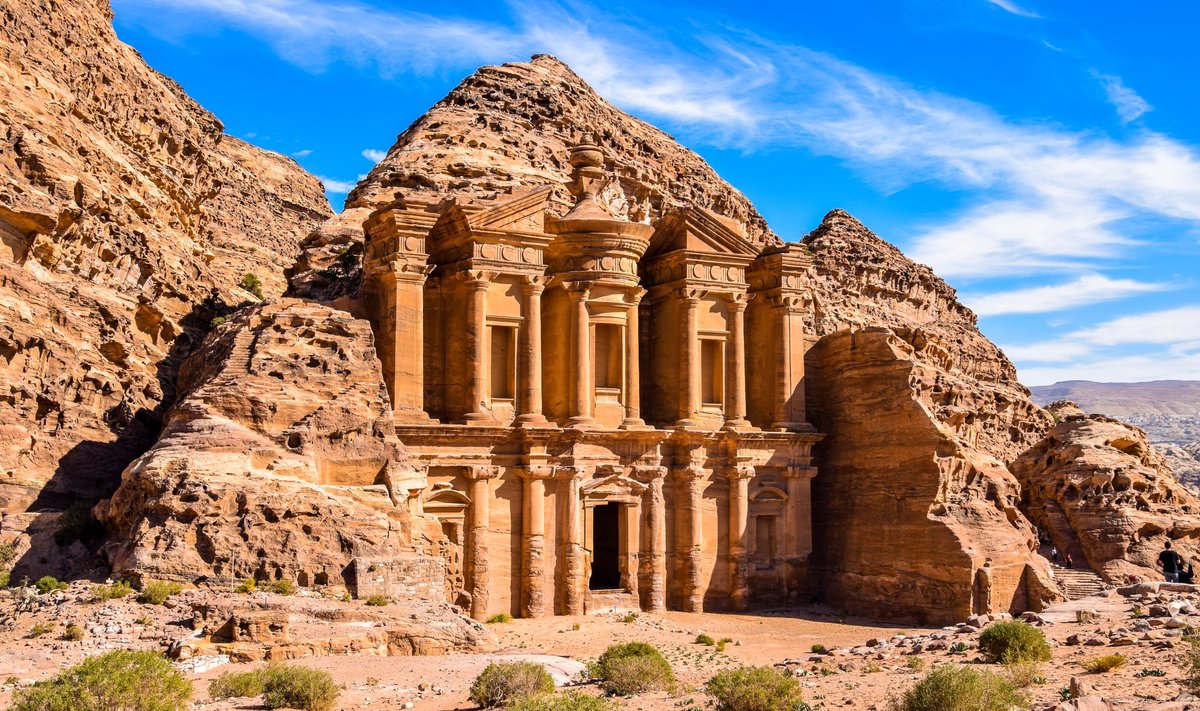 Kaljusse uuristatud Petra linna üks kuulsamaid maamärke Ad Deir.