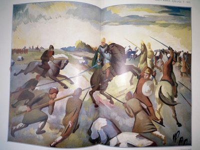 Juhan Püttsepp „Lembitu langemine“, 1931/32(?), illustratsioon
