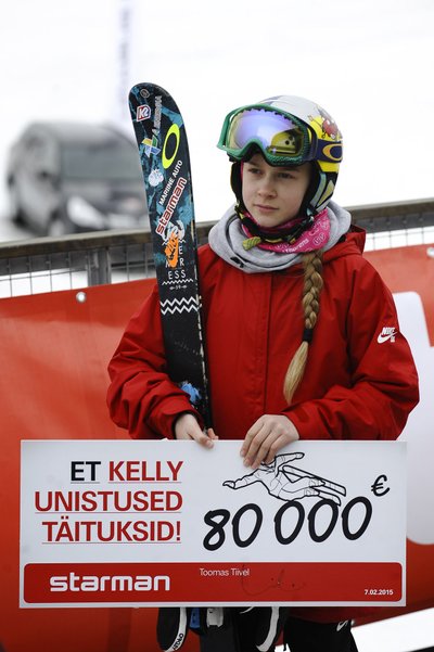 12-aastane Kelly Sildaru ja mahlane sponsorileping