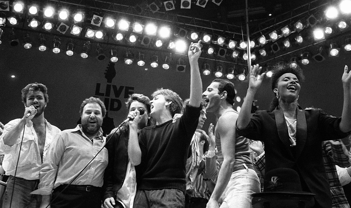 1985. aasta 13. juuli kontserdi Live Aid finaal Wembley staadionil.