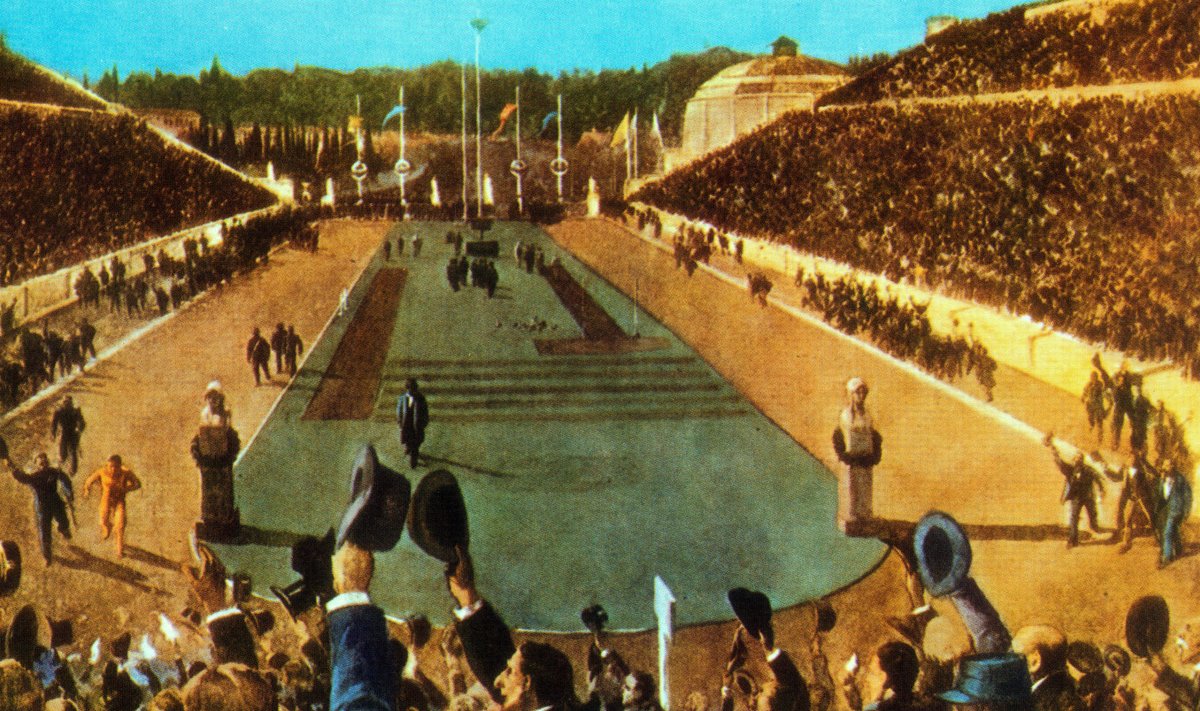 Ateena olümpiastaadion 1896.