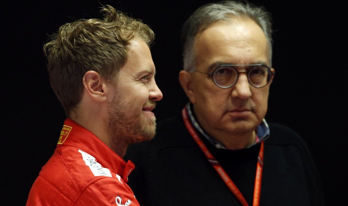 Sebastian Vettel ja Sergio Marchionne