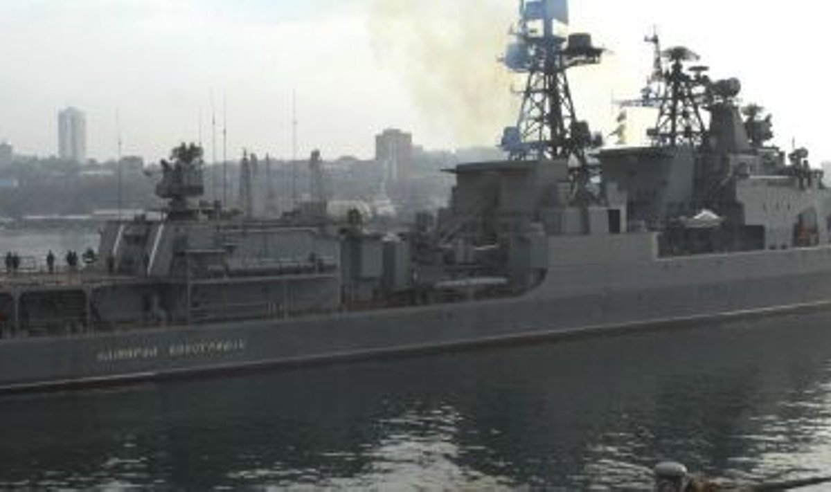Venemaa Vaikse ookeani laevastiku Udalõi-klassi suur allveetõrjelaev Admiral Vinogradov