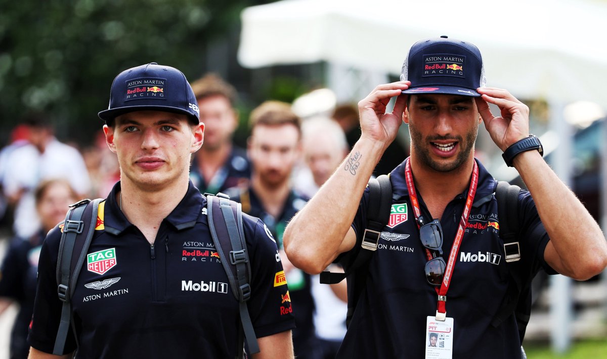 Max Verstappen ja Daniel Ricciardo