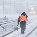 Треснувший от мороза на Балтийском вокзале рельс нарушил железнодорожное движение
