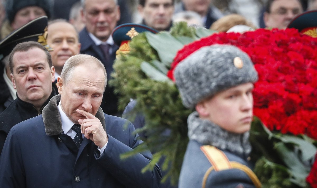Venemaa president Vladimir Putin üleeile Moskvas isamaa kaitsjate päeval