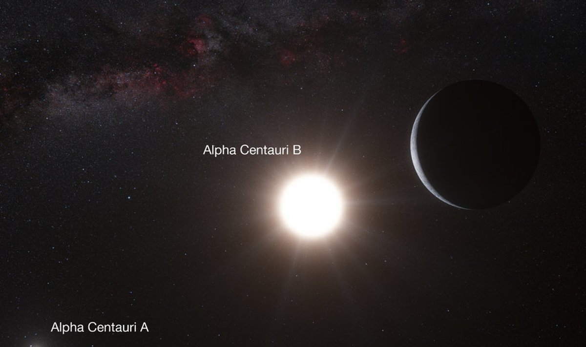 Alpha Centauri Bb. ESO/L. Calçada/N. Risinger
