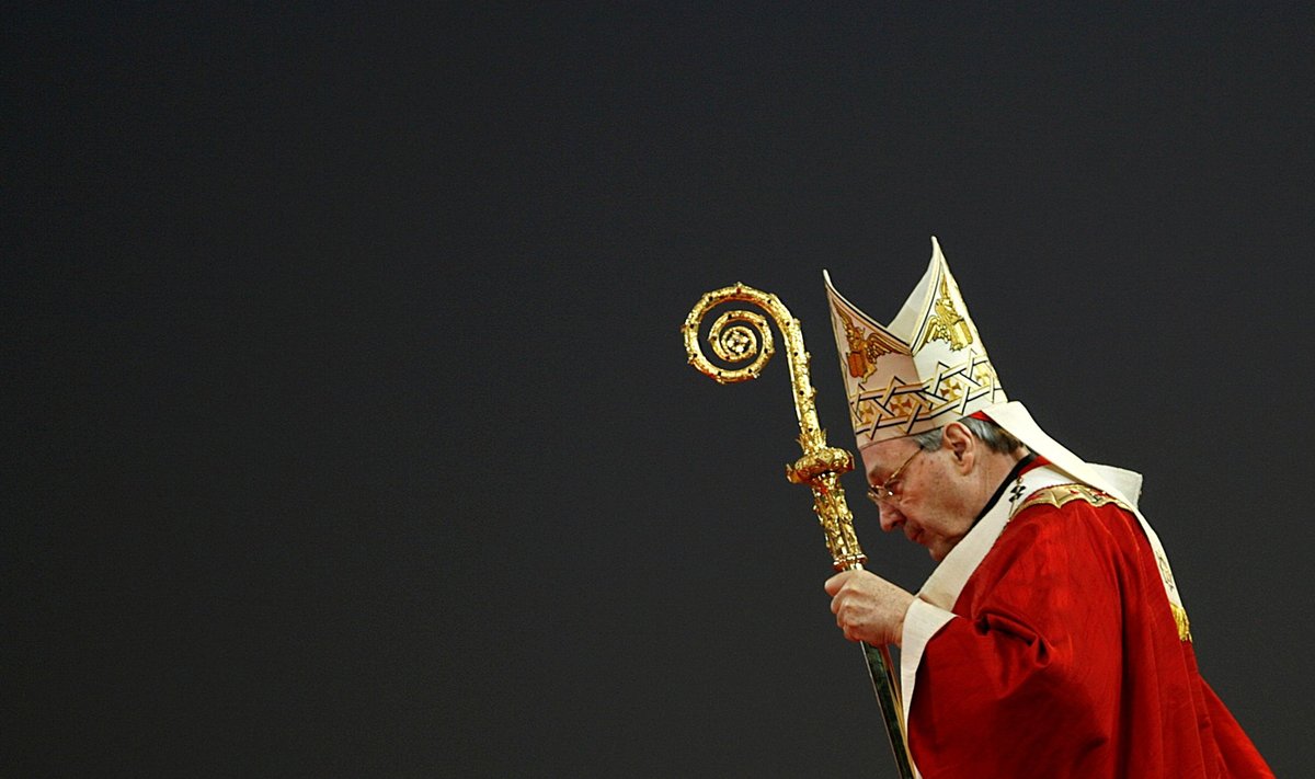 Kardinal George Pell pidas 2008. aastal Austraalias ülemaailmsel noortepäeval missa.