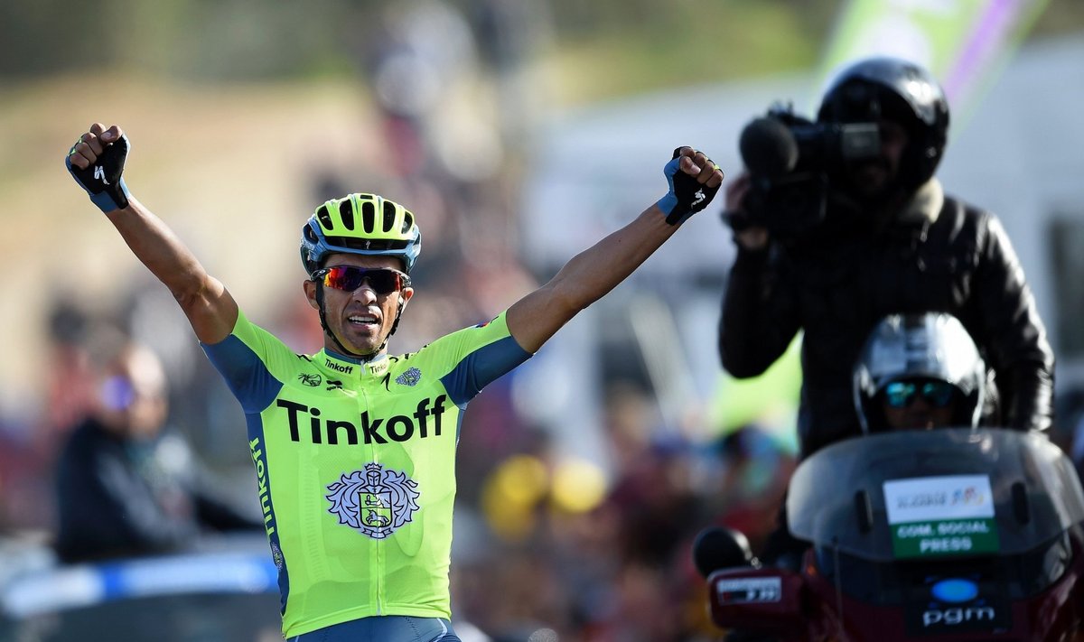 Alberto Contador võitis Algarve velotuuril etapi