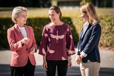 Ursula von der Leyen, Sanna Marin ja Kaja Kallas