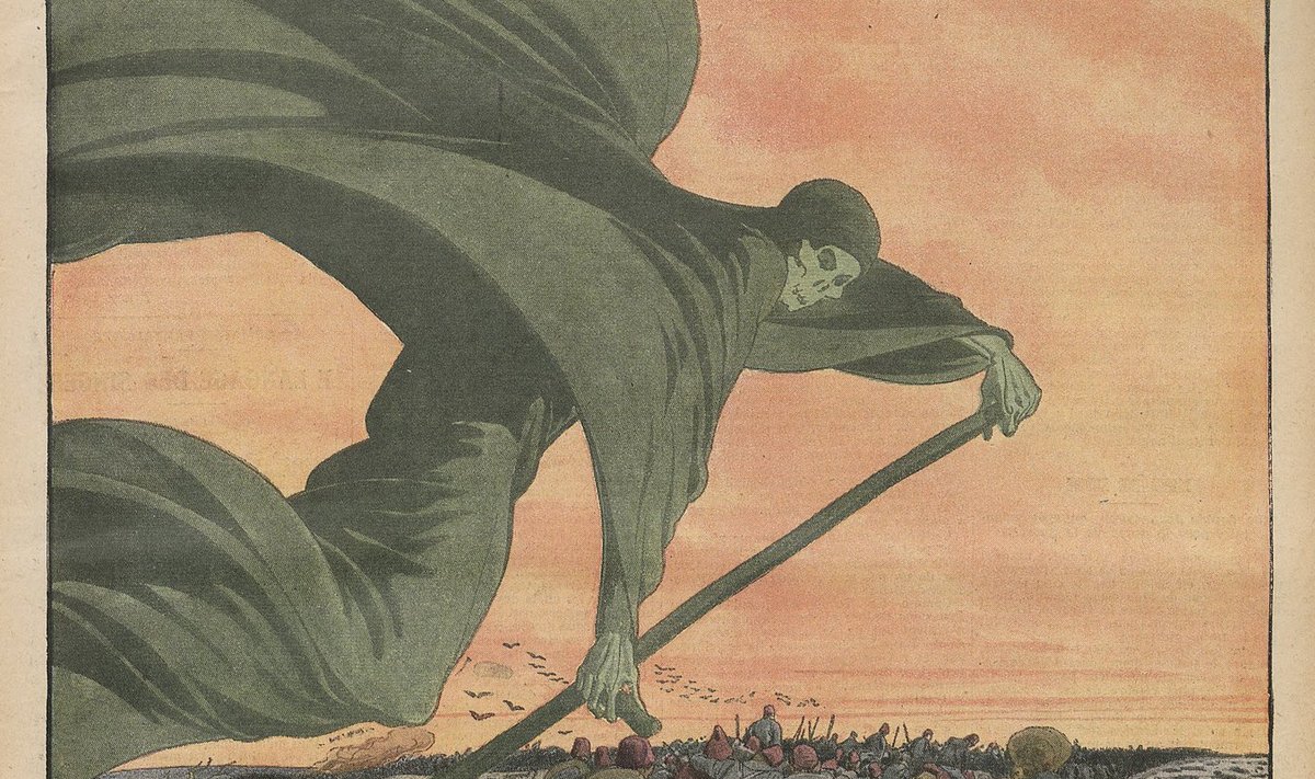 Koolera ajakirjas Le Petit Journal ilmunud joonistusel