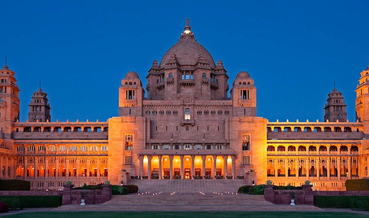 Maailma parimaks hotelliks 2016 valiti Umaid Bhawan Palace