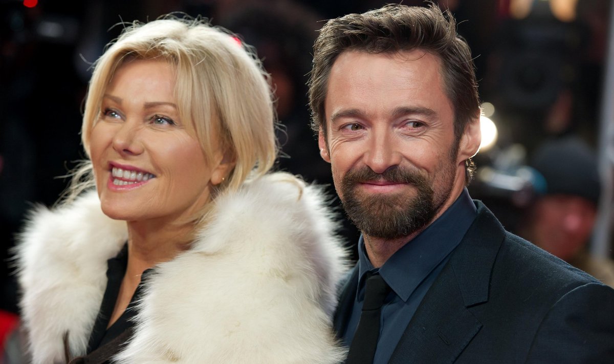 Hugh Jackman abikaasaga