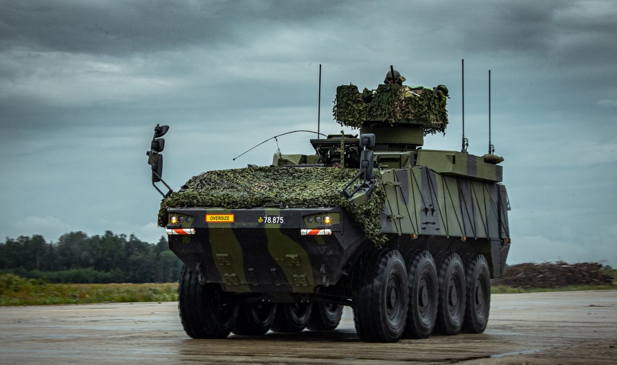 Piranha V Eestis (Foto: Roland-Markus Kalviste, ajakiri Sõdur)