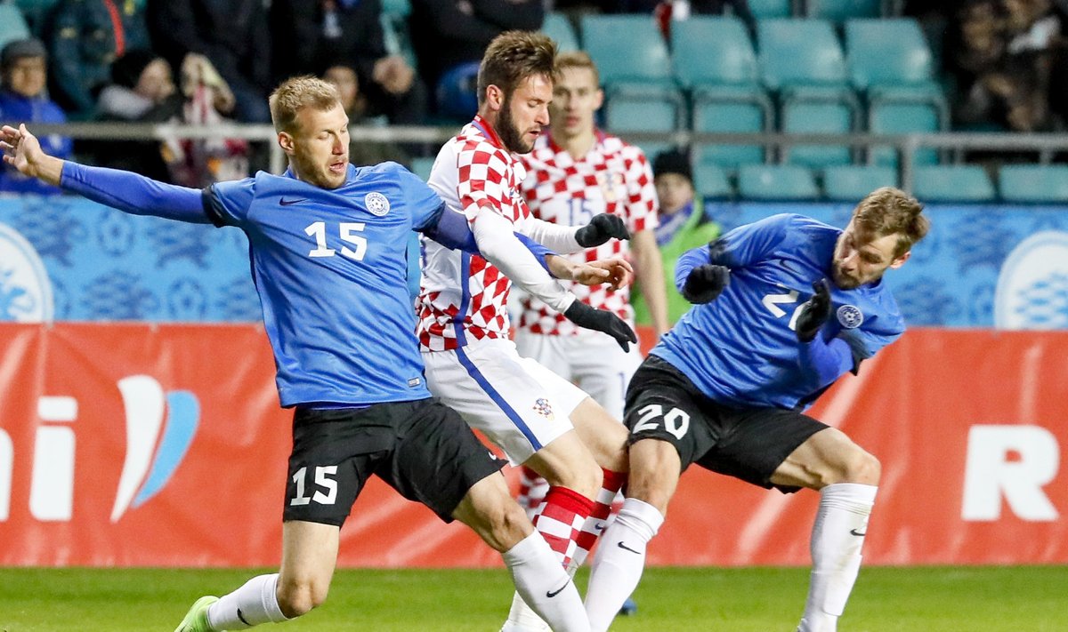 Jalgpall Eesti vs Horvaatia