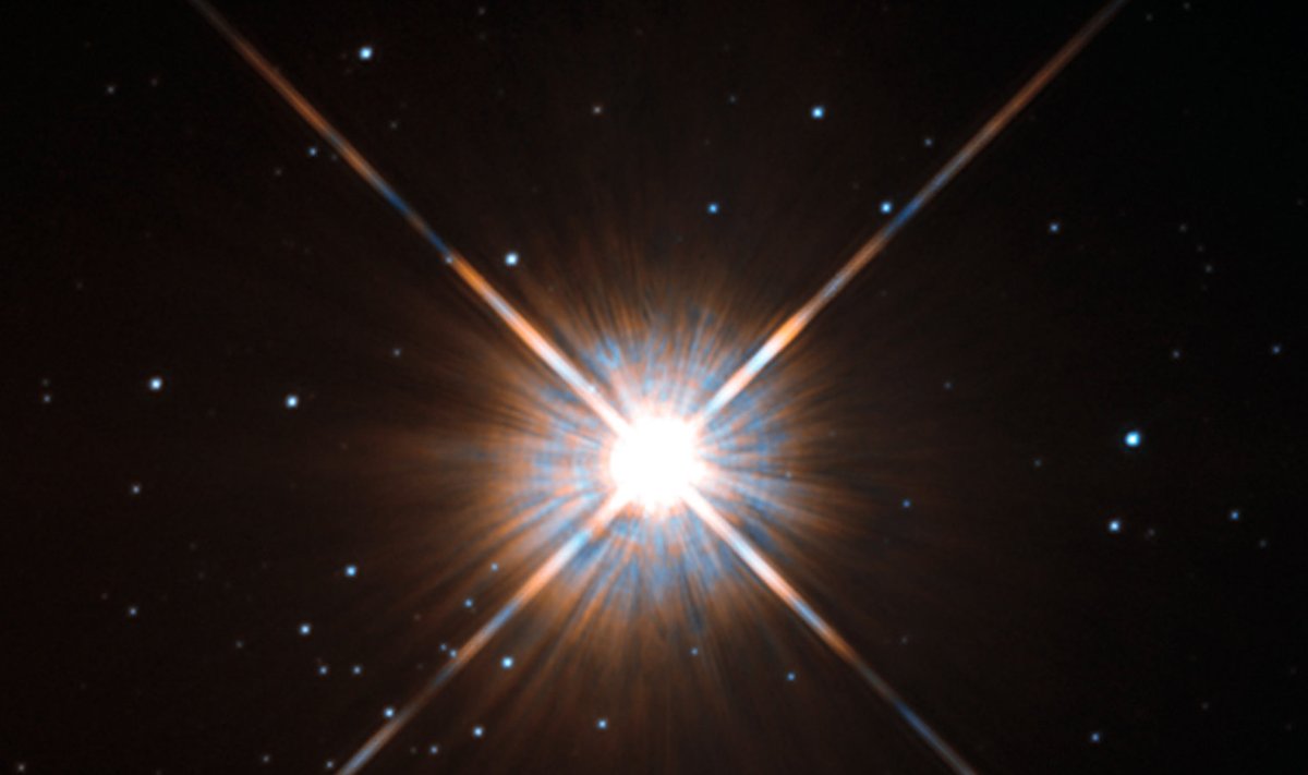 Proxima Centauri, Päikesesüsteemile lähim täht.