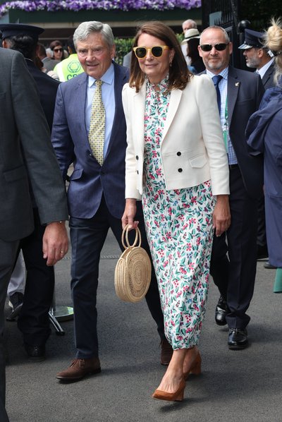 Carole Middleton neljapäeval, 4. juunil Wimbledoni tenniseturniiril.