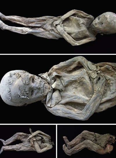 Alaealiste muumiad. Foto: A. Urbanavčius / The Lithuanian Mummy Project