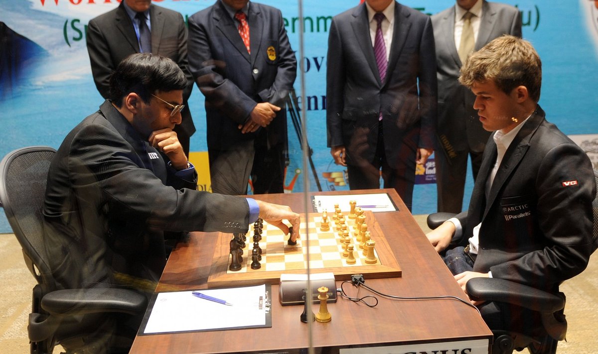 Male MM-tiitlimatš Anand - Carlsen