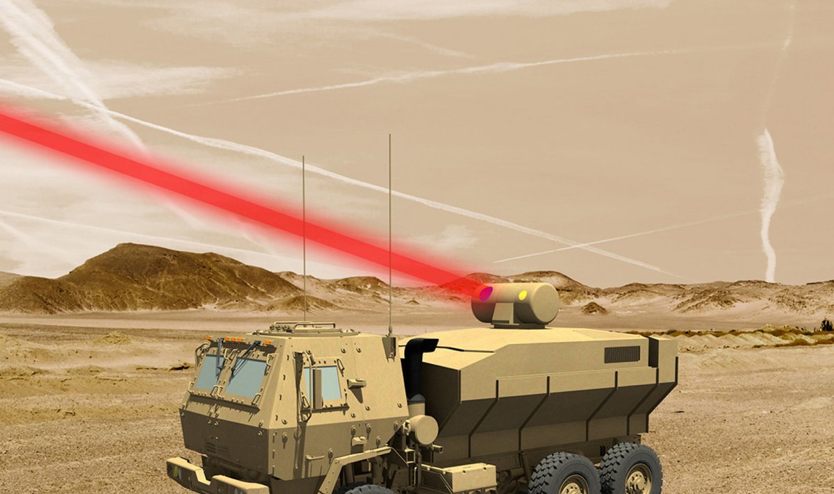 Mobiilne 60 kW laserkahur. Kujutis: Lockheed Martin