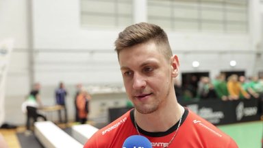 DELFI VIDEO | Andri Aganits: väga hea meel, et suutsime võõral väljakul näidata positiivset võrkpalli 