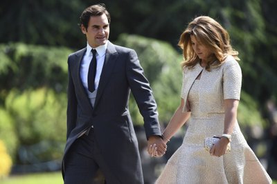 Pippa Middletoni pulmakülaliste seas oli ka tennisist Roger Federer koos abikaasa Mirkaga. 