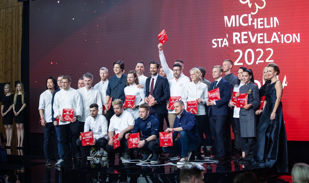 Michelini tunnustuse võitjad auhinnatseremoonial
