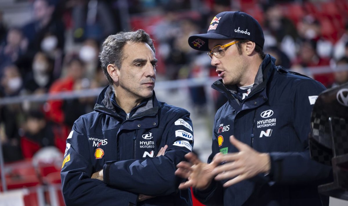 Cyril Abiteboul ja Thierry Neuville.