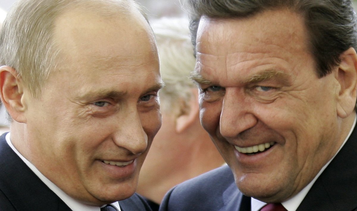 Gazpromi ristiisad: Vladimir Putin ja Gerhard Schröder