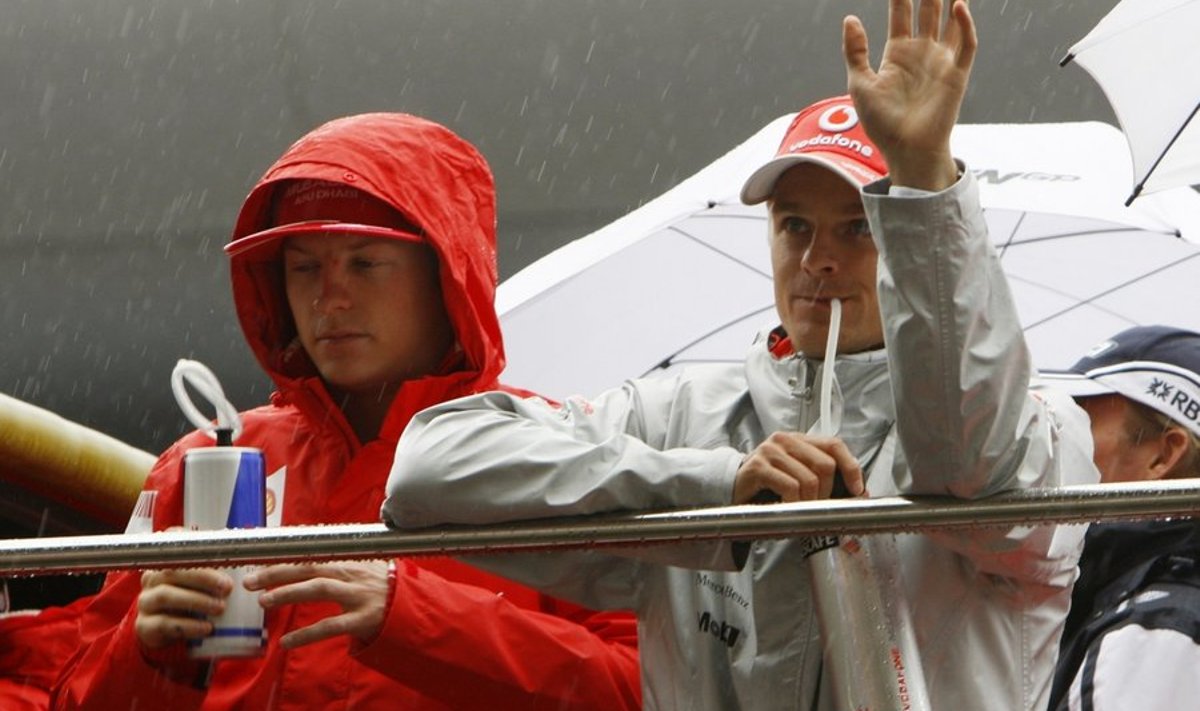 Vanad head ajad: Kovalainen ja Räikkönen 2009. aasta Hiina GP-l