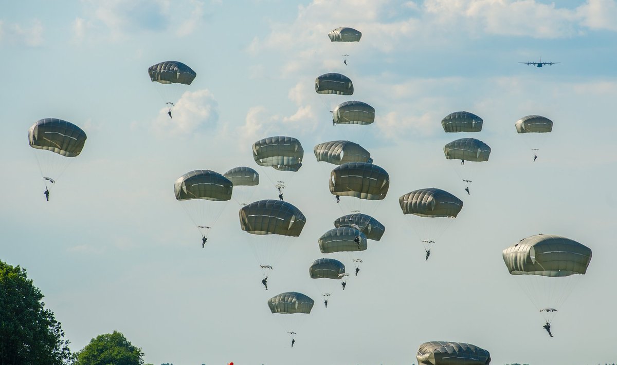 USA armee langevarjurite õppus