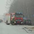 ФОТО DELFI: На Тартуском шоссе в Юленурме столкнулись два автомобиля