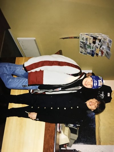Otepää MK etapp 1999, Evelin Tabur koos Manuela Di Centaga