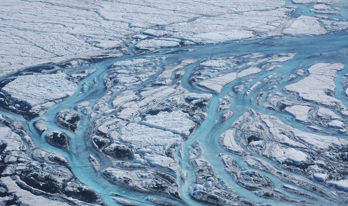 Sulaveest koosnevad jõed Gröönimaal