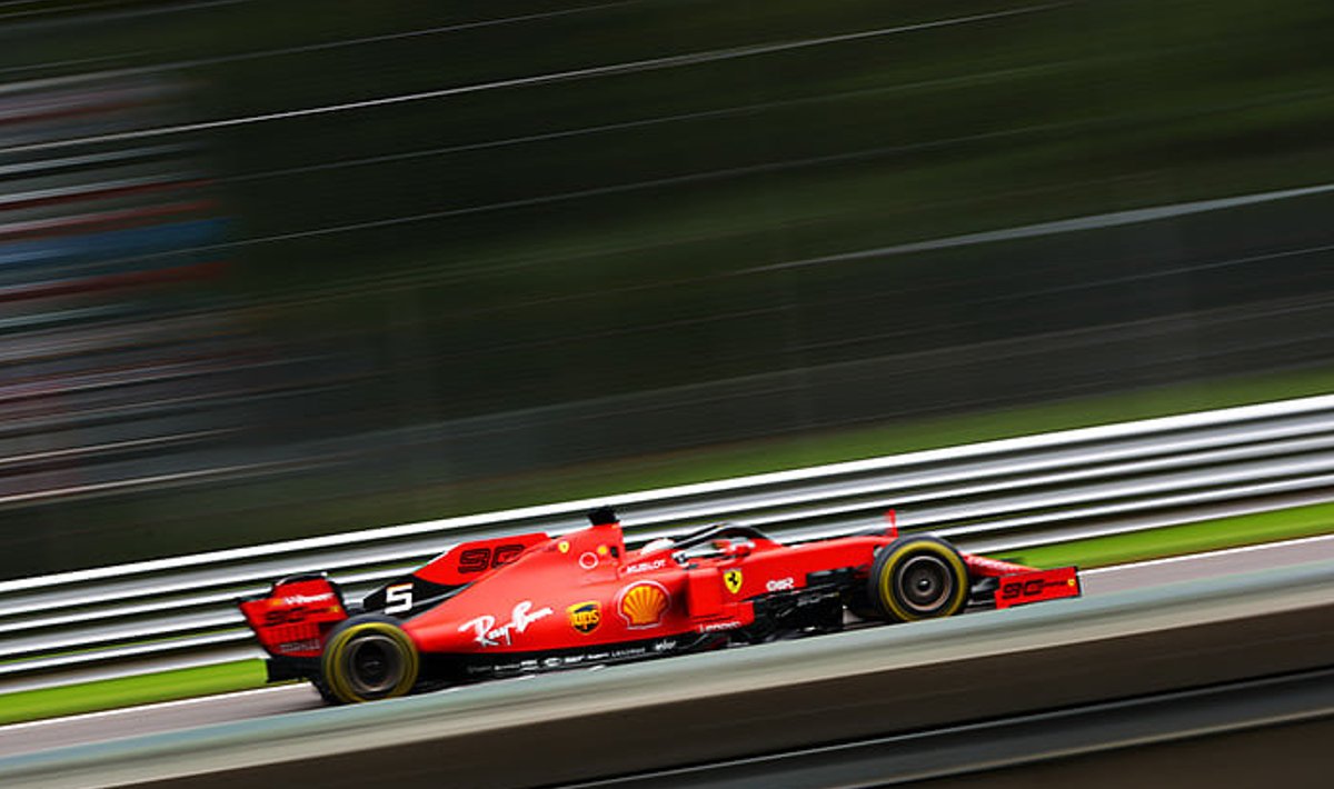 Ferrari on track